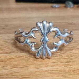 Elegant Silver Cuff Bracelet